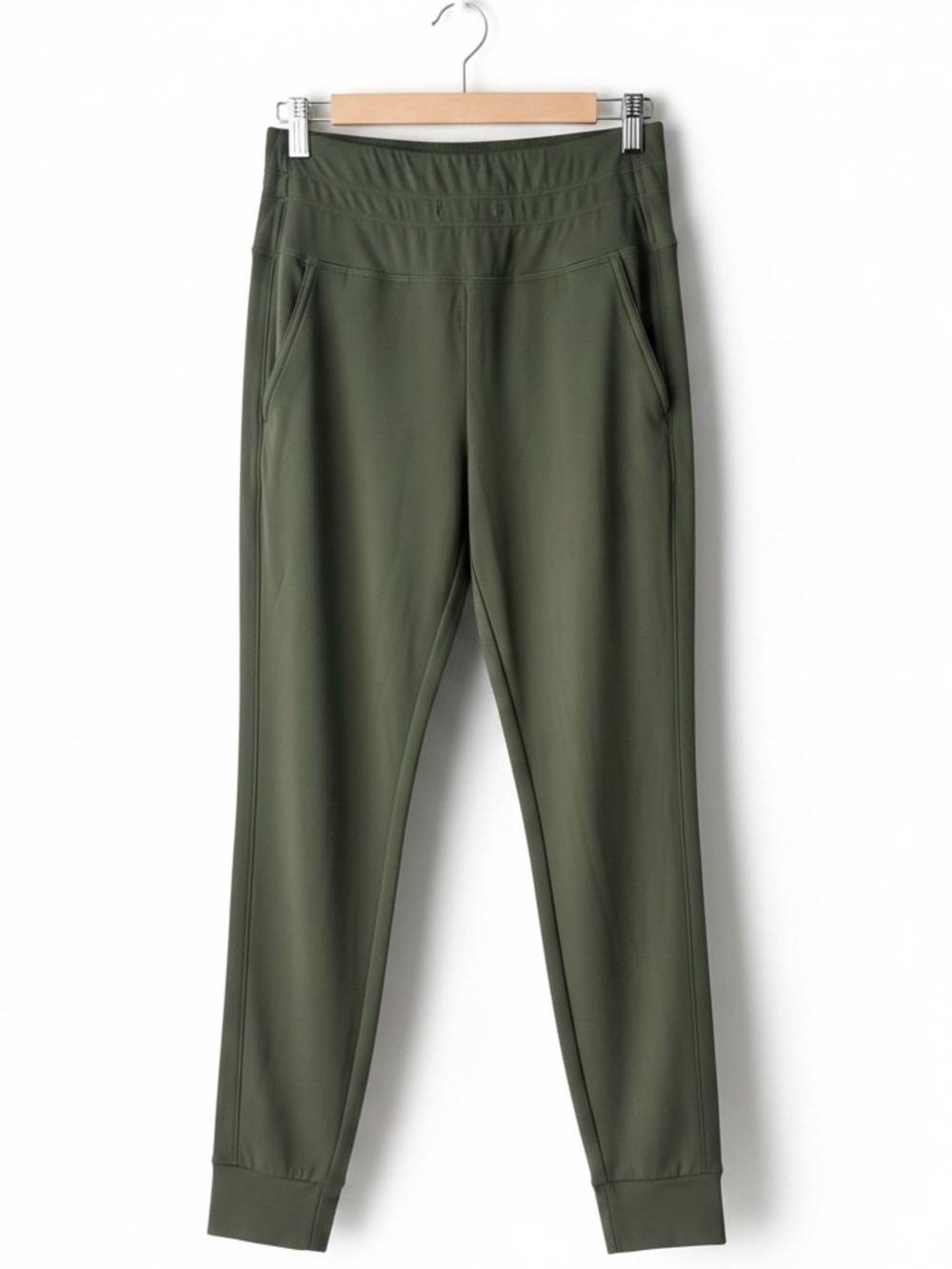 HALARA army green high waist lux soft jogger leggings with pockets size small